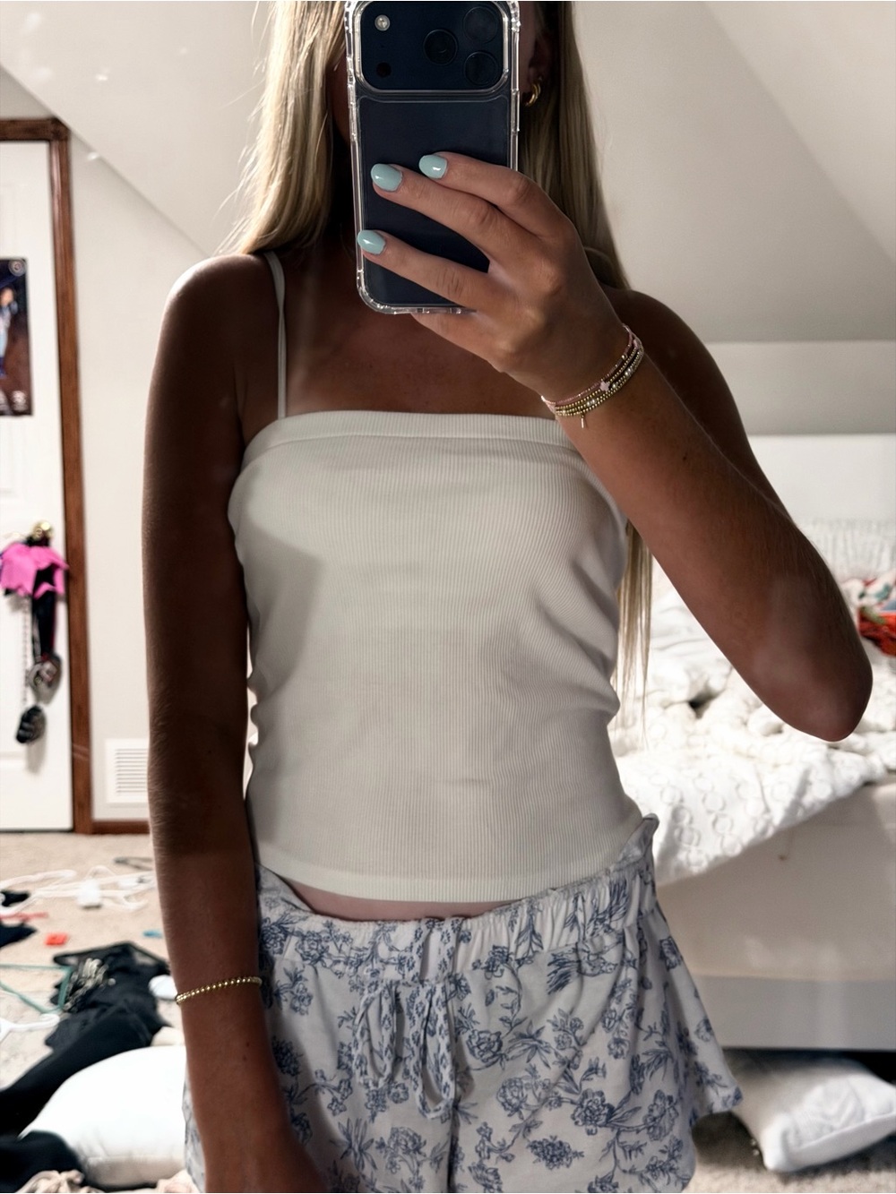 Classic White Ribbed Tube Top